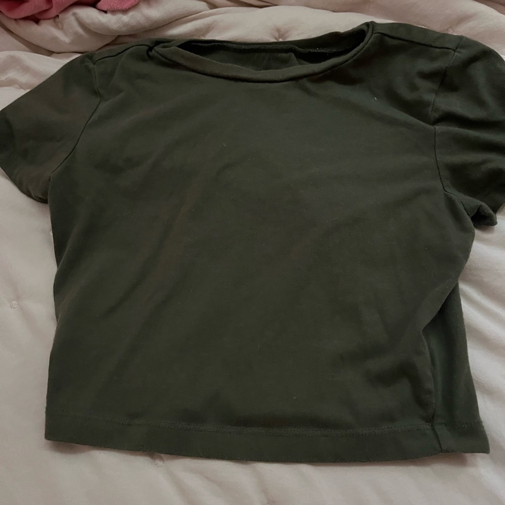 Olive Green Women's Top